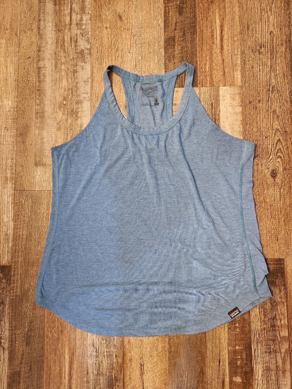 Patagonia Capilene Cool Trail Tank Blue Size Large